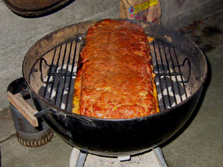 Loaf on the grill